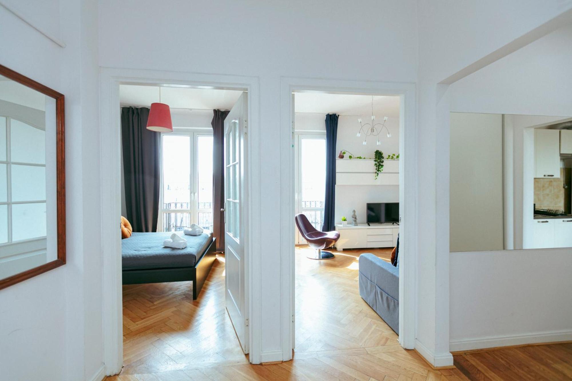 Plac Konstytucji 6 Grey - Bezplatny Garaz Podziemny - Free Parking - Apartament Dla 4 Osob 华沙 外观 照片